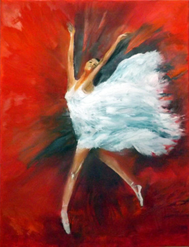 Peinture intitulée "danseuse.jpg" par Ajc, Œuvre d'art originale