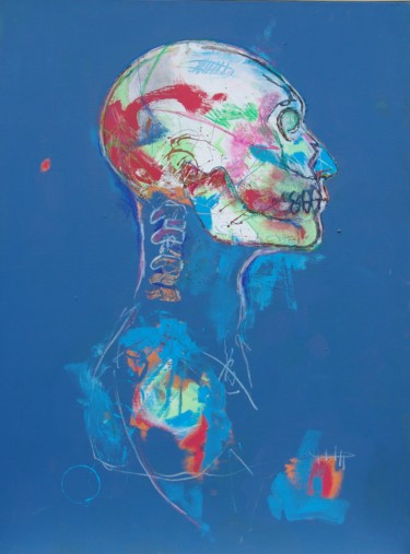 Painting titled "Radiographie d'un c…" by Jean Christophe Le Du, Original Artwork, Acrylic