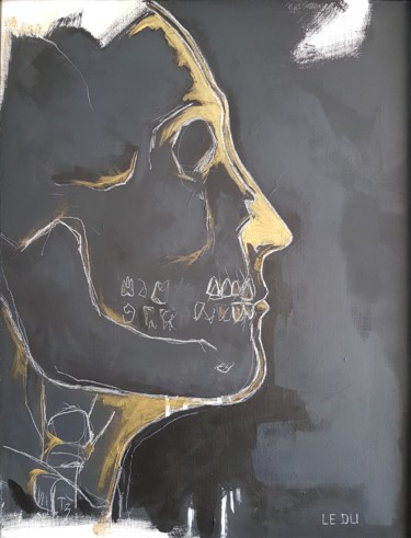 Painting titled "Radiographie" by Jean Christophe Le Du, Original Artwork, Acrylic