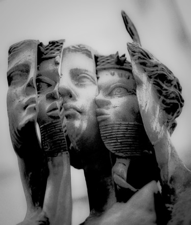 Photographie intitulée "Visage découpée -St…" par Jean-Christophe Mandelli, Œuvre d'art originale, Photographie numérique
