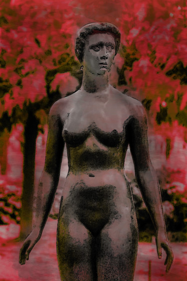 Fotografia intitulada "Statue-tuilerie-2" por Jean-Christophe Mandelli, Obras de arte originais, Fotografia digital