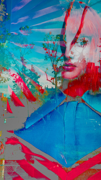 Фотография под названием "Mi femme mi arbre -…" - Jean-Christophe Mandelli, Подлинное произведение искусства, Цифровая фотог…