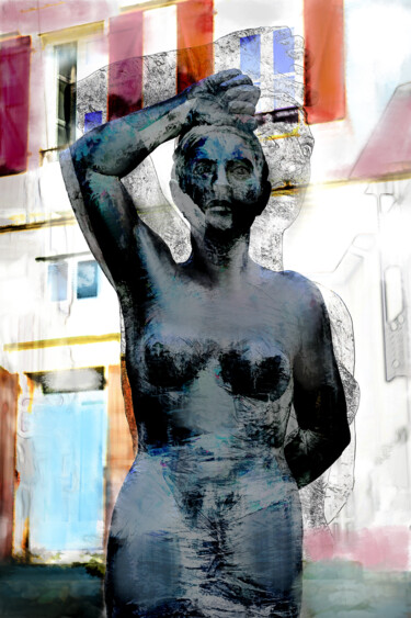 Fotografia intitulada "La femme Basque" por Jean-Christophe Mandelli, Obras de arte originais, Fotografia digital