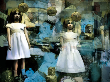 Fotografia zatytułowany „creepy dolls” autorstwa Jean-Christophe Mandelli, Oryginalna praca, Fotografia cyfrowa