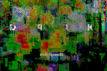 Photography titled "DARK - Undergrowth" by Jean-Christophe Mandelli, Original Artwork, Digital Photography