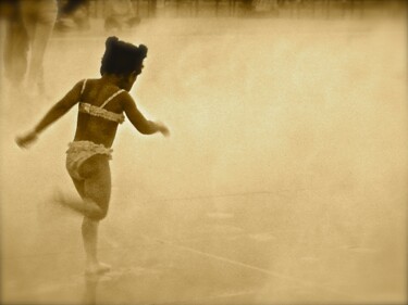 Photographie intitulée "Fille de l'eau" par Jc Nicolai / Ialokinne, Œuvre d'art originale, Photographie manipulée