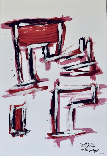 Peinture intitulée "Human Symphony IV -…" par Jc Nicolai / Ialokinne, Œuvre d'art originale, Aquarelle