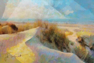 Arte digitale intitolato "Dune 3" da Jc Piquet, Opera d'arte originale, Pittura digitale