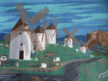 Pintura titulada "La Mancha" por Jcaelles, Obra de arte original, Oleo