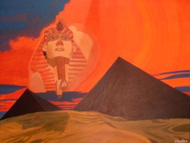 Pintura titulada "Piramides" por Jcaelles, Obra de arte original, Otro