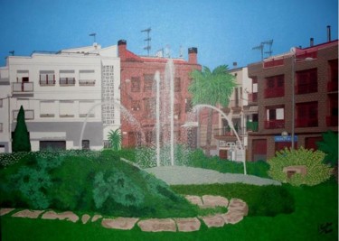 Pintura titulada "Sortidor del Terral…" por Jcaelles, Obra de arte original, Oleo