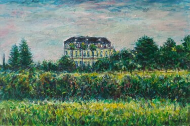 Painting titled "Colegio do Alto vie…" by José A Cavaco, Original Artwork, Oil