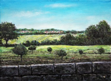 Pintura titulada "Landscape-Beira.jpg" por José A Cavaco, Obra de arte original, Oleo