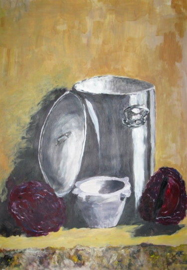 Malarstwo zatytułowany „pot-au-choux.jpg” autorstwa Jean Charles Coffin, Oryginalna praca, Akryl