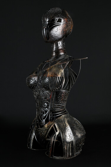 Sculpture titled "Aphrodite" by Jean-Christophe Cronel (JC Cronel), Original Artwork, Metals