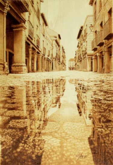 Artcraft titled "Alcala de Henares" by Juan Carlos Gonzalez, Original Artwork