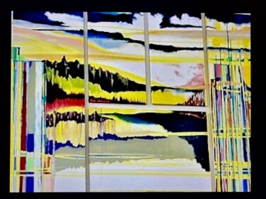 Картина под названием "Breath me in" - Jchadima, Подлинное произведение искусства, Масло Установлен на Деревянная рама для н…