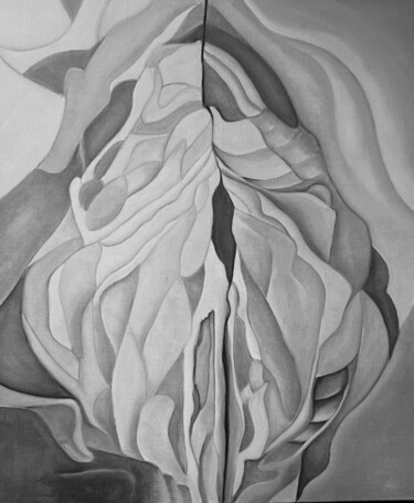 Картина под названием "Abstraction 1" - Jchadima, Подлинное произведение искусства, Масло Установлен на Деревянная рама для…