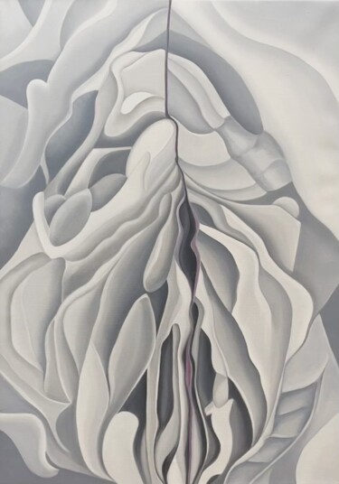 Картина под названием "Abstraction 3" - Jchadima, Подлинное произведение искусства, Масло Установлен на Деревянная рама для…