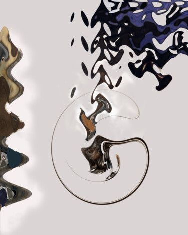 Digitale Kunst mit dem Titel "metamorphosis 00 01" von John Chan, Original-Kunstwerk, 2D digitale Arbeit