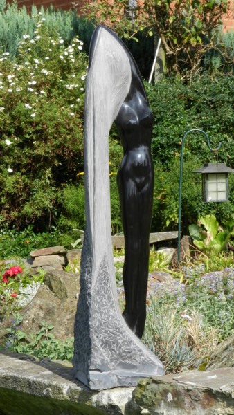 Sculpture titled "HELENC' IS" by Jconte, Original Artwork, Stone