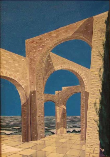 Peinture intitulée "Les arches" par Jacques Copp, Œuvre d'art originale