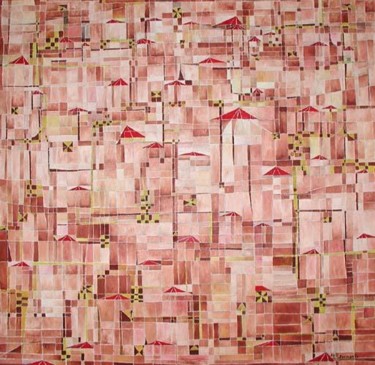 Painting titled "Geometrismos" by Jose Carlos Sarmento, Original Artwork, Oil