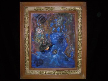 Painting titled "Earthly Delights" by Janet Decker Yanez, Original Artwork