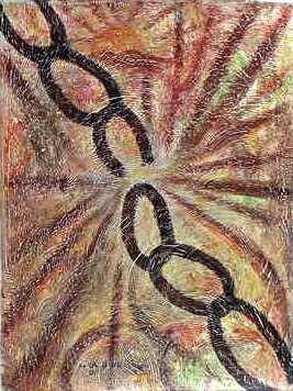 Peinture intitulée "LIBERTE" par Jean  Amos Blain, Œuvre d'art originale, Huile