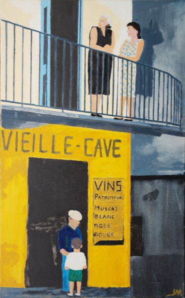 绘画 标题为“Vieille cave corse” 由Jean Andre Arrighi, 原创艺术品, 丙烯