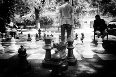 Fotografía titulada "Echecs 03" por Jean-Baptiste Bucau, Obra de arte original, Fotografía digital