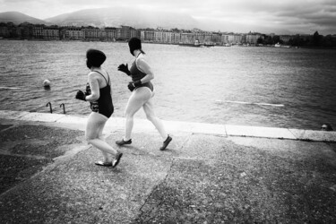 Photographie intitulée "Footing" par Jean-Baptiste Bucau, Œuvre d'art originale, Photographie numérique