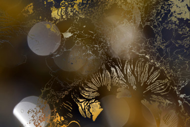 écrin héritage N°4137 gold Photographie intitulée "écrin héritage N°41…" par Jean Belhomme, Œuvre d'art originale, Light Painting