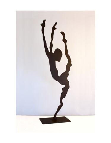 Sculpture titled "Danseur" by Jean-Bernard Legendre, Original Artwork, Metals
