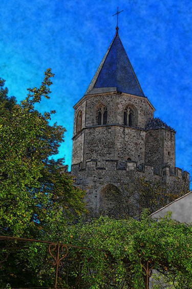 Φωτογραφία με τίτλο "Sorèze - Tour Saint…" από Imagelys Photographie, Αυθεντικά έργα τέχνης, Ψηφιακή φωτογραφία
