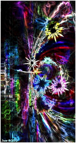 Digital Arts titled "STELEHYSTERO" by Jean Bosio, Original Artwork, Digital Painting