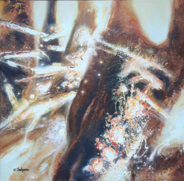 Peinture intitulée "SUBMERSION" par Jean Charles Chédozeau, Œuvre d'art originale, Huile