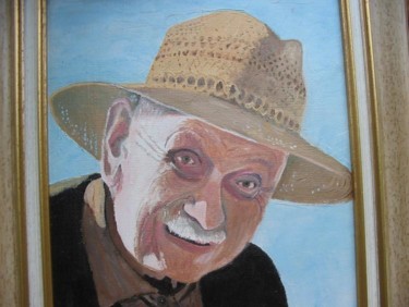 Peinture intitulée "Un sourire éternel…" par Jean Chauvet, Œuvre d'art originale, Huile