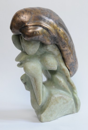 Скульптура под названием "Sisypha" - Jean-Chrétien Favreau, Подлинное произведение искусства, Металлы
