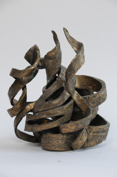 Sculpture intitulée "Gorgone" par Jean-Chrétien Favreau, Œuvre d'art originale, Bronze