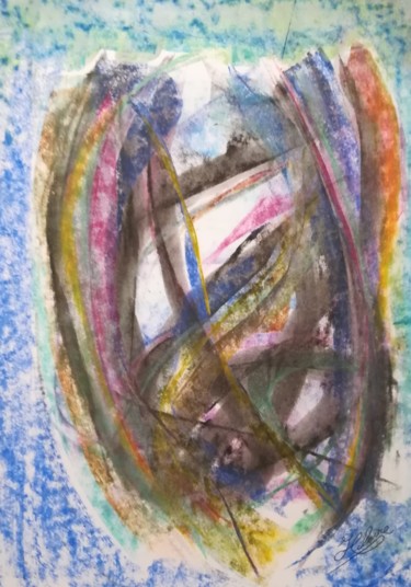 Painting titled "157 / Impossibles R…" by Jean-Christophe Hilaire, Original Artwork, Pastel