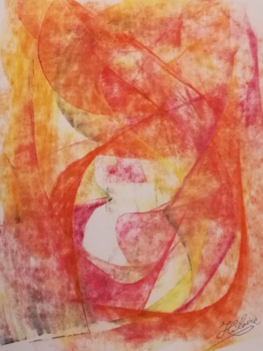 Painting titled "218 / Tendres Gliss…" by Jean-Christophe Hilaire, Original Artwork, Pastel
