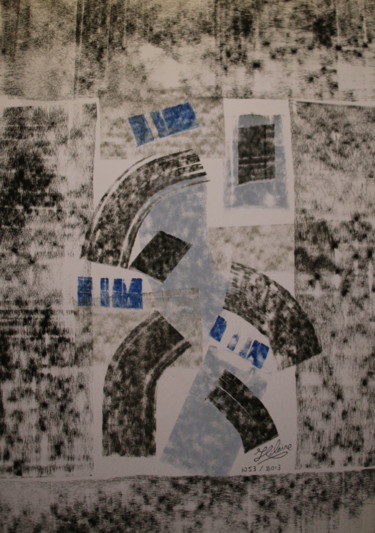 "313 Assemblages" başlıklı Tablo Jean-Christophe Hilaire tarafından, Orijinal sanat, Pastel