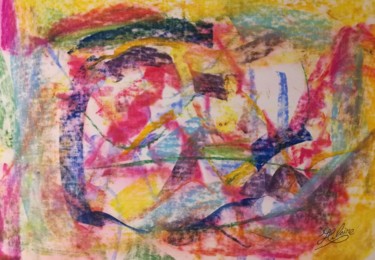 Peinture intitulée "Racontez-moi une hi…" par Jean-Christophe Hilaire, Œuvre d'art originale, Pastel