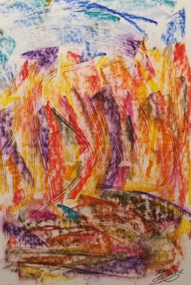 La Belle Au Bois Dormant / 364 Peinture intitulée "La Belle Au Bois Do…" par Jean-Christophe Hilaire, Œuvre d'art originale, Pastel
