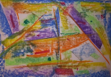 L'éveil du Printemps / 422 Peinture intitulée "L'éveil du Printemp…" par Jean-Christophe Hilaire, Œuvre d'art originale, Pastel