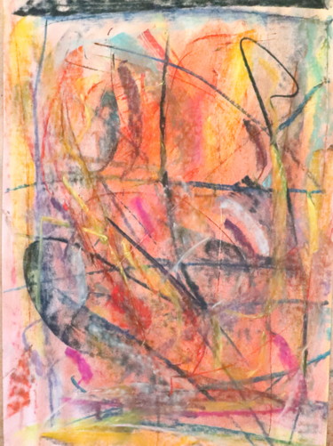 Peinture intitulée "Ecouter le chant de…" par Jean-Christophe Hilaire, Œuvre d'art originale, Pastel