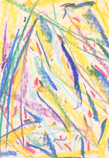 Peinture intitulée "Des salves de tendr…" par Jean-Christophe Hilaire, Œuvre d'art originale, Pastel