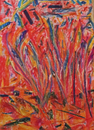 Ce rêve où tout est beau / 518 Peinture intitulée "Ce rêve où tout est…" par Jean-Christophe Hilaire, Œuvre d'art originale, Pastel
