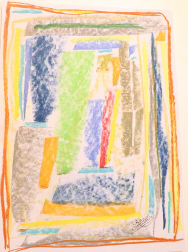 Peinture intitulée "Chemin Faisant / 527" par Jean-Christophe Hilaire, Œuvre d'art originale, Pastel